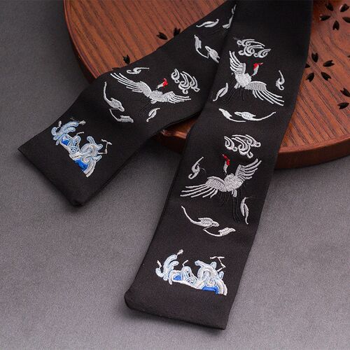 China Ancient Style Flower Hanfu Embroidery Hair Band Fairy