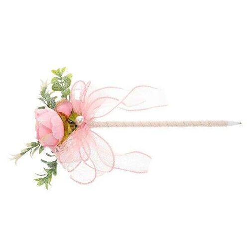 Imitation Rose Pen Artificial Flower Writing Artificial