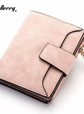 2024 Leather Women Wallet Hasp Small and Slim Coin Pocket Pu