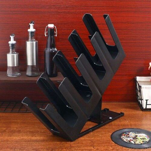 Foldable Plastic Cup Holder Adjustable Paper Cup Rack for