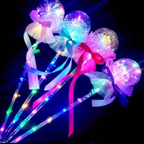 Princess Wand Flashing Magic LED  Toy with Dazzling Light Cr