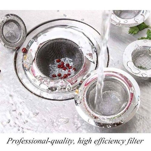 10/1x Stainless Steel Sink Filter Kitchen Bathroom Floor