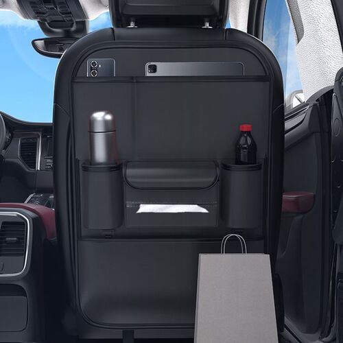 Car backrest storage rack, seat back storage bag