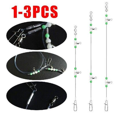 Fishing Tackle Line Swivels Night Luminous Beads Pins