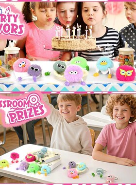12PACK Kids Keychains: Cute Key Chains For Classroom Prizes