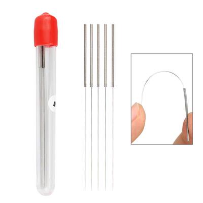 5Pcs Stainless Steel Cleaning Needle 0.15mm 0.2mm 0.25mm 0.3