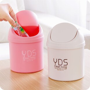 trash waste desk garbage bin table can kitchen cans mini