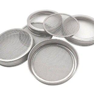 4Pcs/Set 70mm/86mm Seed Sprouting Lid Stainless Steel Mesh