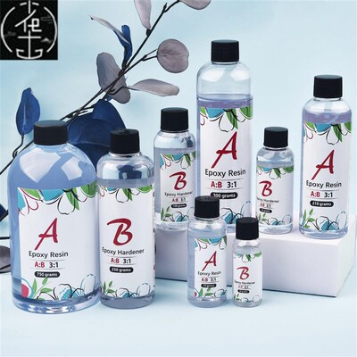 3:1 Resin Epoxy AB Crystal Clear Glue Transparent High Adhes