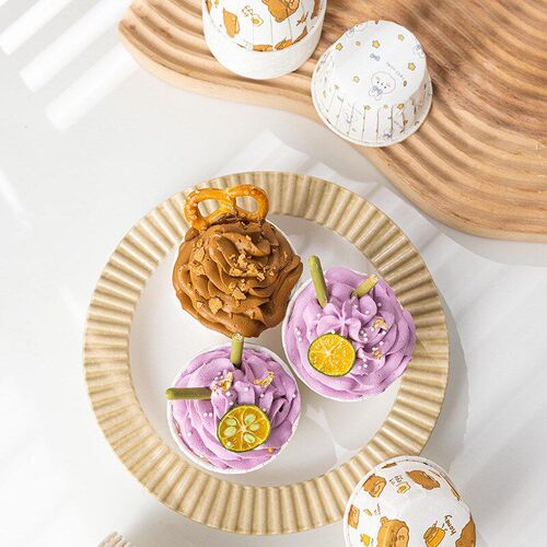 50pcs Cupcake Paper Cup Liner Baking mold Tray 纸杯蛋糕杯子