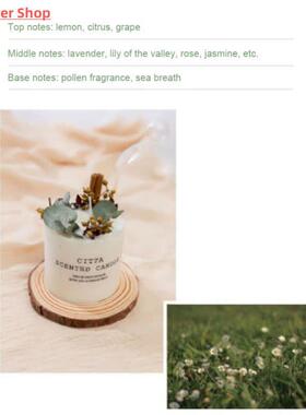 Soy Wax Fragrance Candles Romantic Pillar Candle Wedding Bir