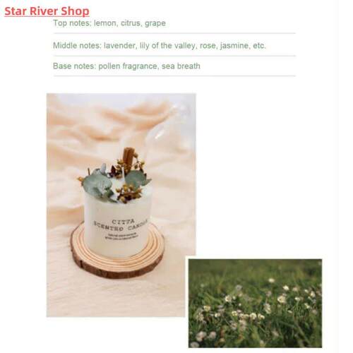 Soy Wax Fragrance Candles Romantic Pillar Candle Wedding Bir