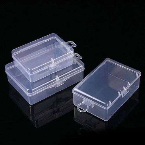 Rectangular Case Plastic Storage Box Packing Translucent
