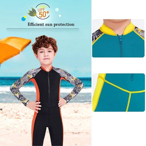 One-Piece Quick Drying Summer Boys Swimwear Children Swimsui