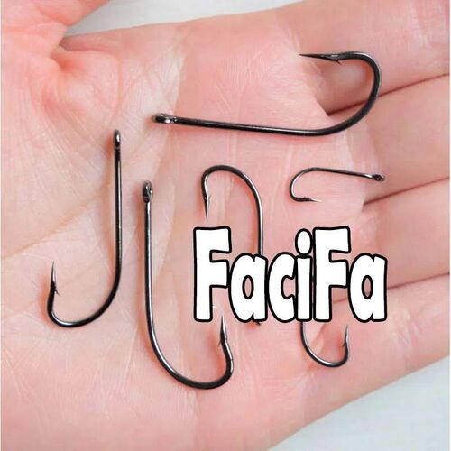 20pcs Long Shank Barbed Fishhook Carp Big Jig Fishing Hook #