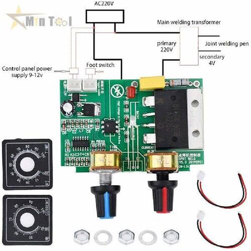 41A/100A Digital Spot Welding Machine Time & Current