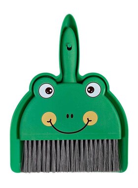 Cartoon Mini Desktop Broom and Dustpan Set, Childrens Stude