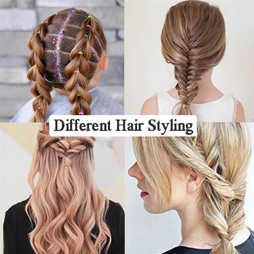 4pcs/Set Women DIY Hair Tail Tools Donut Bun Maker tail Brai