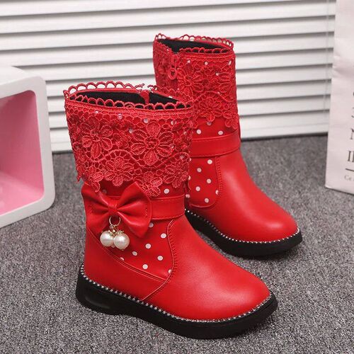 Girl Fashion Boots New Kids Cotton