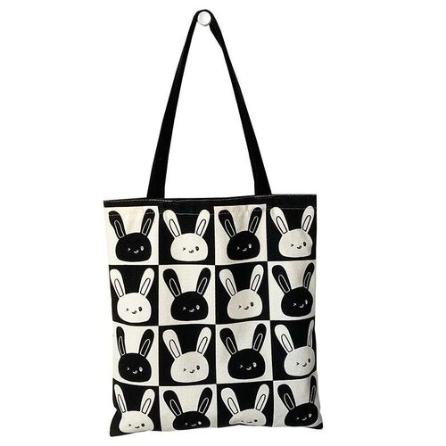 Cute Rabbit New Arrival Canvas Bag Womens Shoulder Large Ca