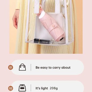 Ultralight And Compact Portable Capsule Umbrella UV Protecti