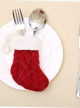 Christmas tree stocking Christmas tree pendant cutlery cover