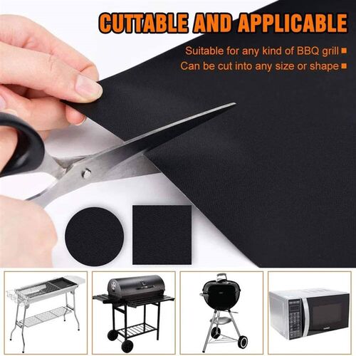 3-10 Pcs Non-stick BBQ Grill Mat 40*33cm Baking Mat BBQ Tool