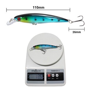 11cm Artifi Minnow Lure Wobblers Pesca sinking Fishing 7.5cm