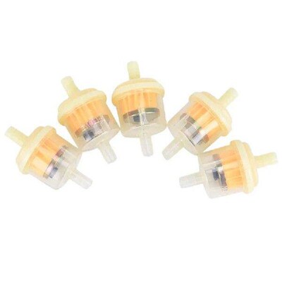 10Pcs A Quad Petrol Gas Inline Fuel Filter Dirt Pit Bike