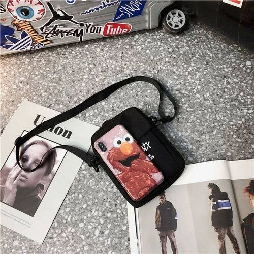 Oxford Crossbody Bag Sreet Hip-hop, Off Shoulder Teenage Pho