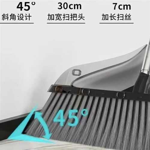 Broom set with dustpan for home use