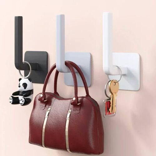 1PC Toilet Paper Holder Punch Free Under Cabinet Paper Roll