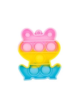 10-50PCS Mini Pop Fidget Toys Bulk Dinosaur?Keychain Bubble