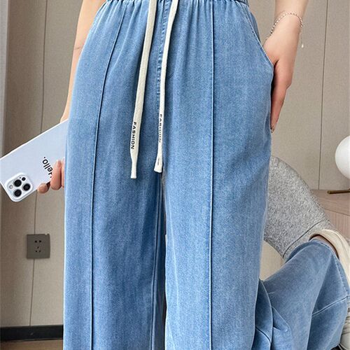 Yitimuceng High Wiasted Jeans for Women Summer 2023 New Kore