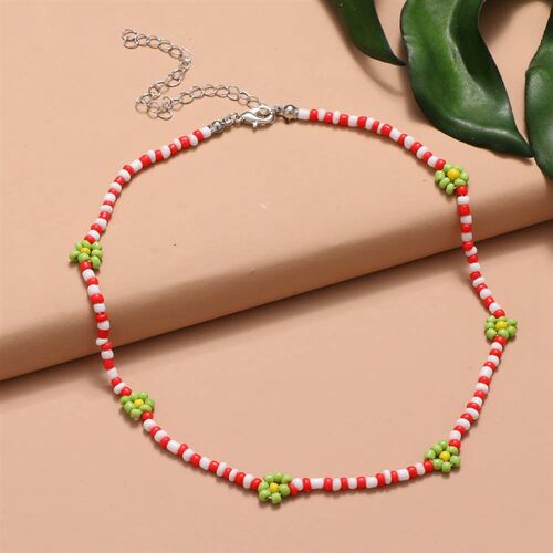 Summer Boho Korea Lovely Daisy Flowers Colorful Beaded Charm