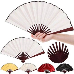 10 Inch Folding Fan Antiquity Handheld Fan Silk Cloth