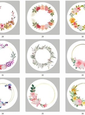 100PCS custom sticker and Customized LOGO/Wedding stickers/D