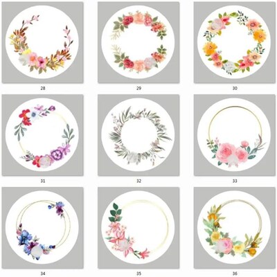 100PCS custom sticker and Customized LOGO/Wedding stickers/D