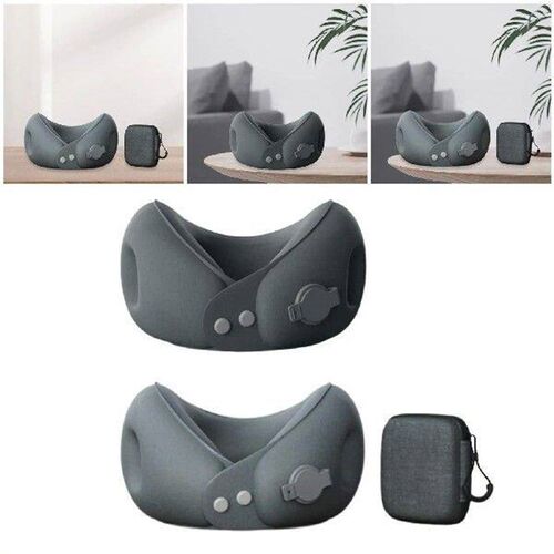 Inflatable Travel Pillow Soft Ergonomic Breathable Foldable
