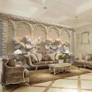 Custom Any Size 3D Wall Mural Wallpaper 3D Stereoscopic Ange