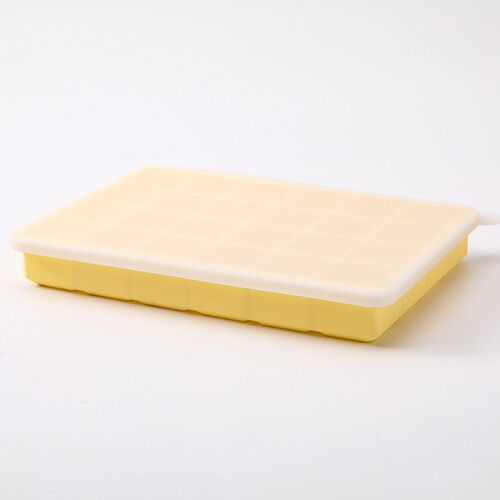 Silicone Ice Cube Tray 1524 Grid with Lid Ice Mold Maker Ice