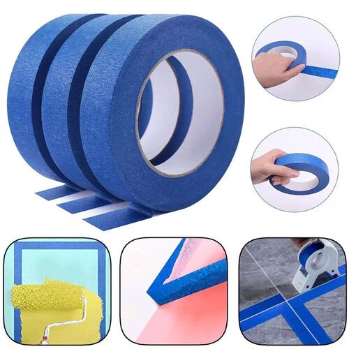 30M Blue Painter Masking Tape For Painting Edges Trim Wall C