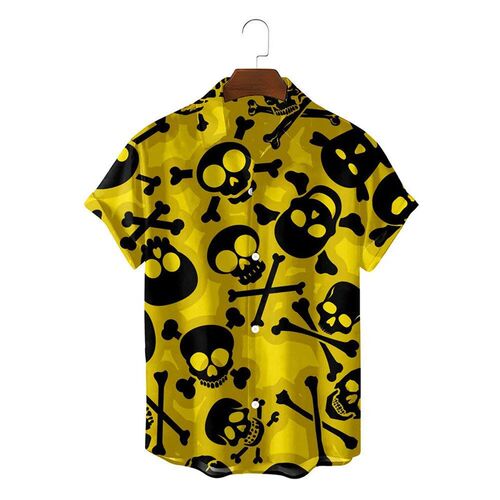 Summer short-sleeved Shirt 2024 New Fashion Cool Printed Bea