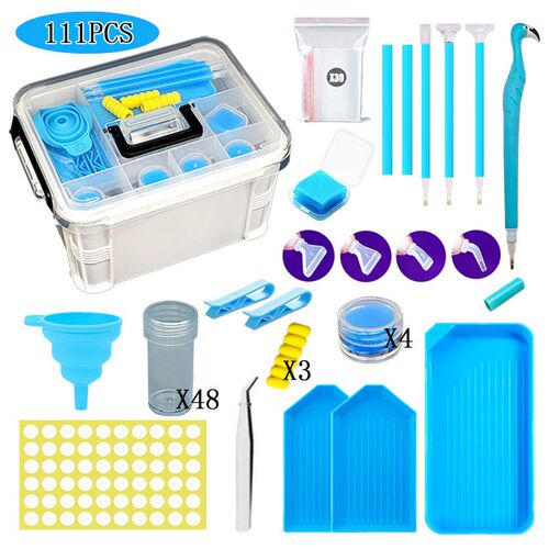 Diamond painting tool suitcase 48 split diamond bottle diamo