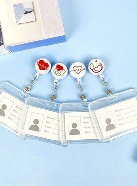 1PCS Cartoon Badge Reel Retractable ID Lanyard Name Tag