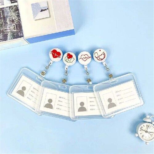 1PCS Cartoon Badge Reel Retractable ID Lanyard Name Tag