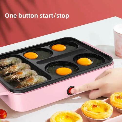 3 In 1 Breakfast Machine Household Non-stick Steak Frying Pa