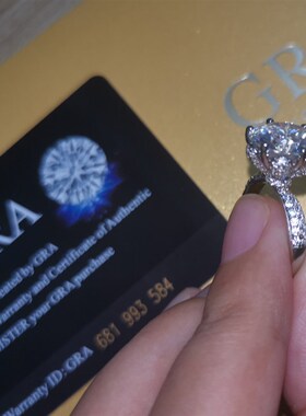 Custom Name Certified 5 Carat Diamond Engagement Ring Women