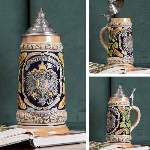 优艺诗创意酒杯个性水杯德国啤酒杯装饰啤酒杯收藏杯酒具酒柜装饰