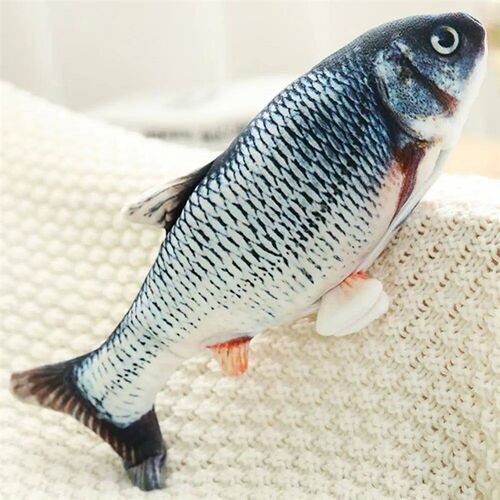 Rechargeable Pet Toy Realistic Electric Floppy Fish Toy with